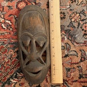 Authentic Hand-Carved African Wall Mask